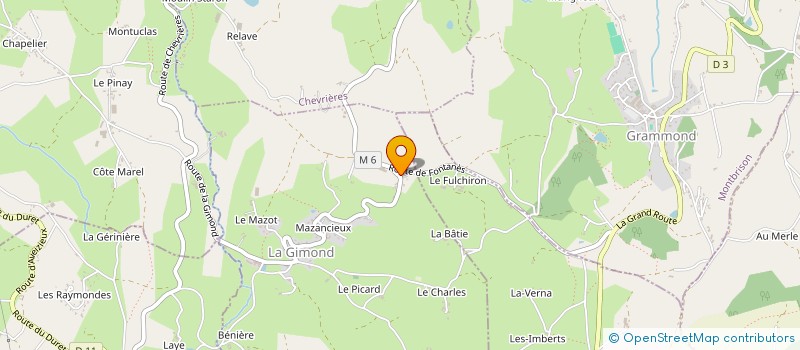 localisation de l'entreprise MADAME SOFIA FELIX NEVES PEYRUCHAUD  LA GIMOND