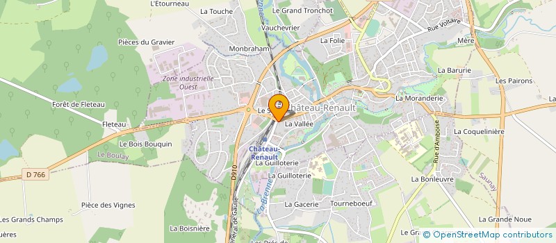 localisation de l'entreprise MADAME SOFIA FERNANDEZ  CHATEAU-RENAULT