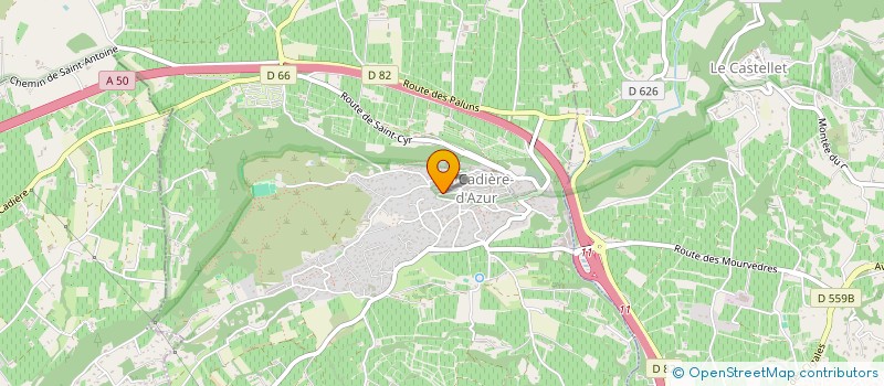 localisation de l'entreprise MADAME SOFIA FORBICE  LA CADIERE-D'AZUR