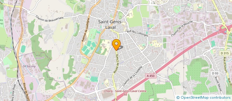 localisation de l'entreprise MADAME SOFIA GASMI à SAINT-GENIS-LAVAL
