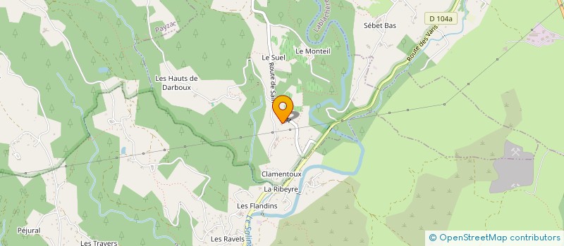 localisation de l'entreprise MADAME SOFIA HERACLES  SAINT-ANDRE-LACHAMP