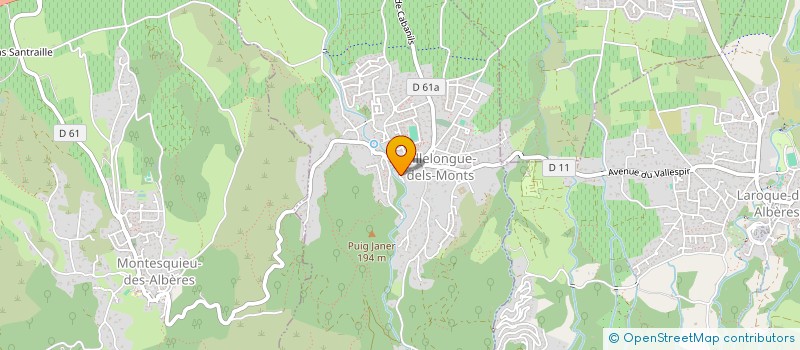 localisation de l'entreprise MADAME SOFIA KASSI LAHLOU  VILLELONGUE-DELS-MONTS