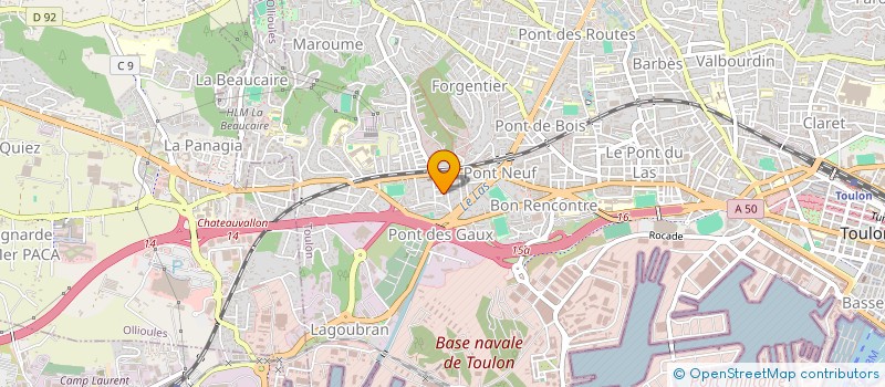 localisation de l'entreprise MADAME SOFIA KERKOUR  TOULON