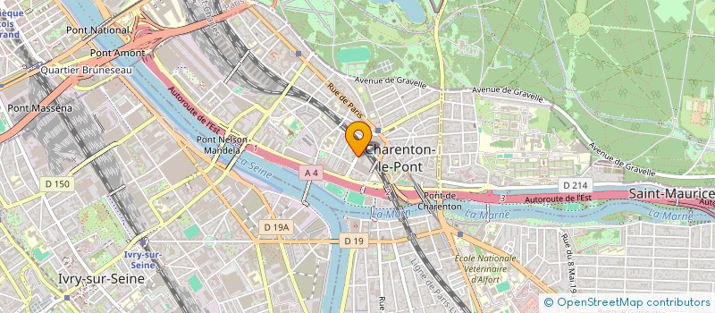 localisation de l'entreprise MADAME SOFIA KERROUCHE  CHARENTON-LE-PONT