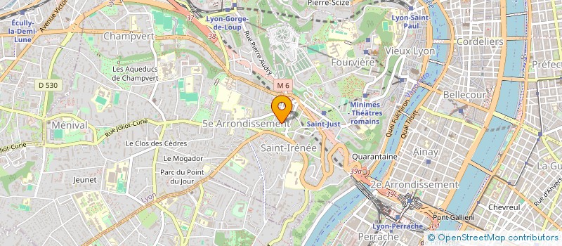 localisation de l'entreprise MADAME SOFIA LEBRUN à LYON