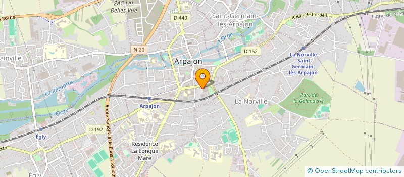 localisation de l'entreprise MADAME SOFIA LEGROS à ARPAJON