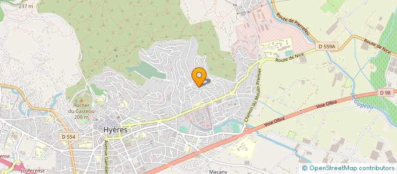 localisation de l'entreprise MADAME SOFIA LINDER à HYERES