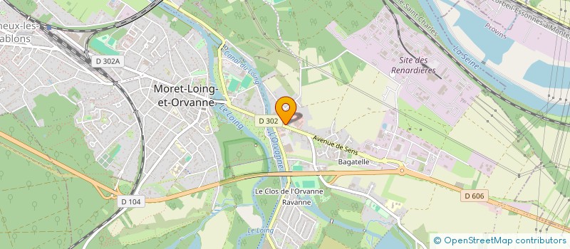 localisation de l'entreprise MADAME SOFIA MICHALOPOULOU  MORET-LOING-ET-ORVANNE