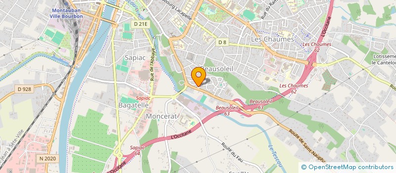 localisation de l'entreprise MADAME SOFIA MONICA ANTUNES SILVESTRE  MONTAUBAN