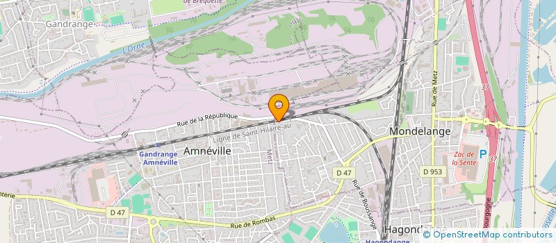 localisation de l'entreprise MADAME SOFIA MOUSSAOUI  MONDELANGE