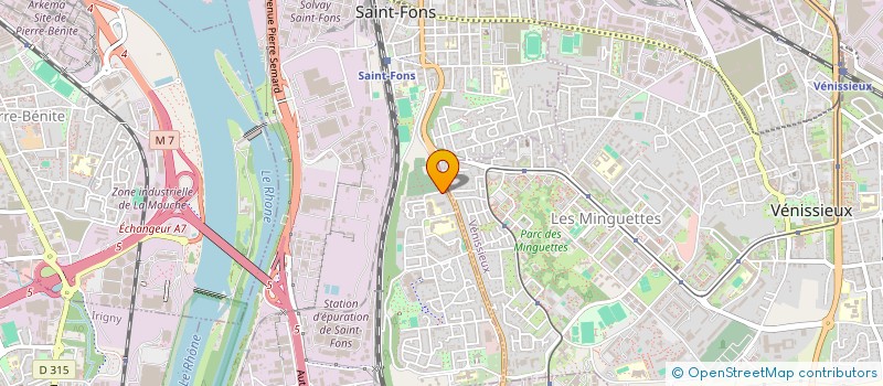 localisation de l'entreprise MADAME SOFIA OBONO ELA  SAINT-FONS