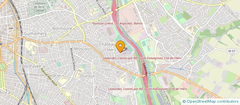 localisation de l'entreprise MADAME SOFIA OUADGHIRI  TOULOUSE