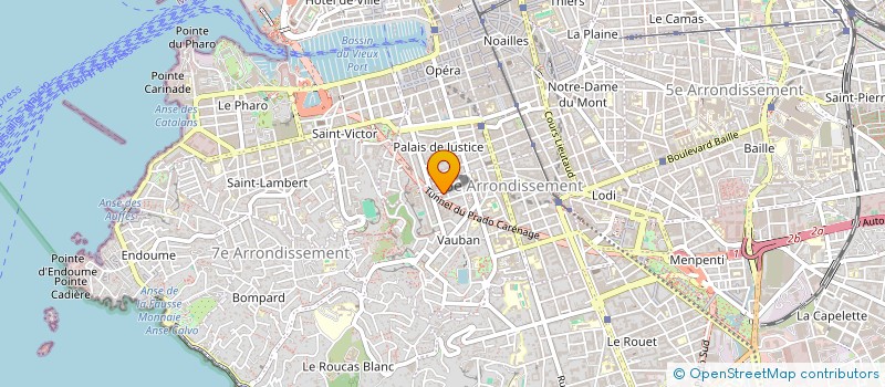 localisation de l'entreprise MADAME SOFIA OUAZZANI CHAHDI  MARSEILLE