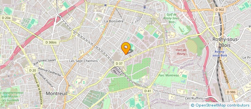 localisation de l'entreprise MADAME SOFIA PROISY à MONTREUIL