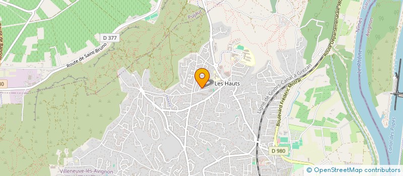 localisation de l'entreprise MADAME SOFIA QUIDOU  VILLENEUVE-LES-AVIGNON