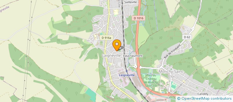 localisation de l'entreprise MADAME SOFIA RABHI  LAIGNEVILLE