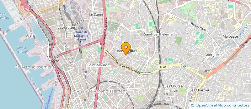 localisation de l'entreprise MADAME SOFIA RAHMAN EBADI  MARSEILLE