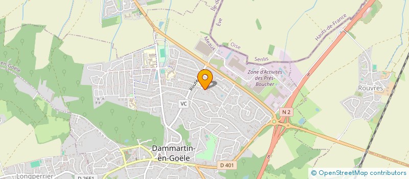 localisation de l'entreprise MADAME SOFIA RAMDAN  DAMMARTIN-EN-GOELE