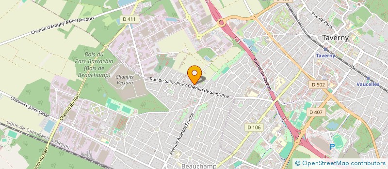 localisation de l'entreprise MADAME SOFIA RIBEIRO ALVES à TAVERNY