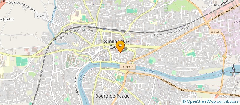 localisation de l'entreprise MADAME SOFIA SADJI  ROMANS-SUR-ISERE