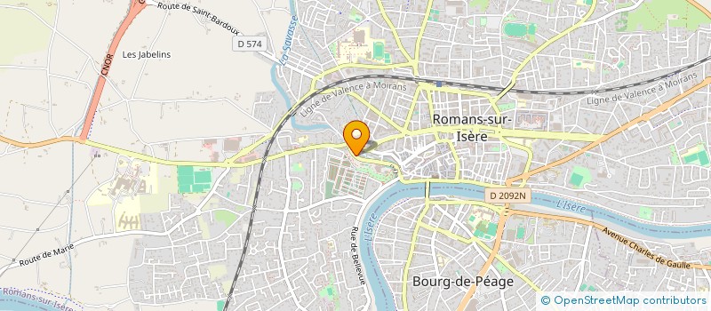 localisation de l'entreprise MADAME SOFIA SADOUKI  ROMANS-SUR-ISERE