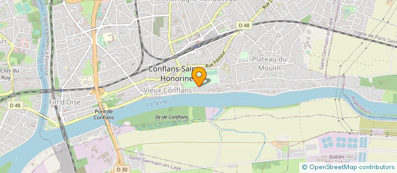 localisation de l'entreprise MADAME SOFIA SANTONOCITO  CONFLANS-SAINTE-HONORINE