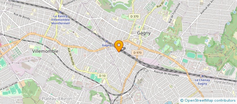 localisation de l'entreprise MADAME SOFIA SARAH BAZZONI  GAGNY