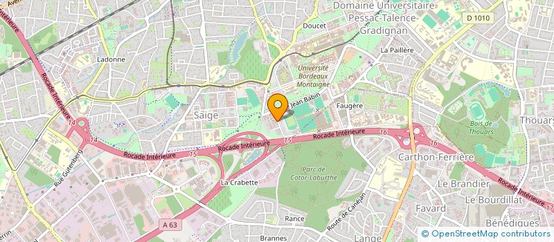 localisation de l'entreprise MADAME SOFIA SARGSYAN à PESSAC