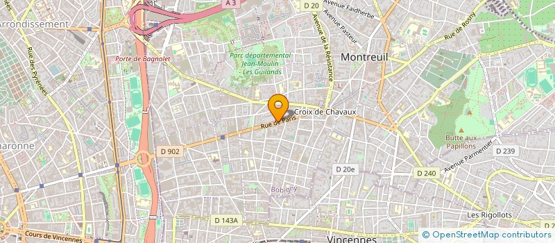 localisation de l'entreprise MADAME SOFIA SELLAMI à MONTREUIL