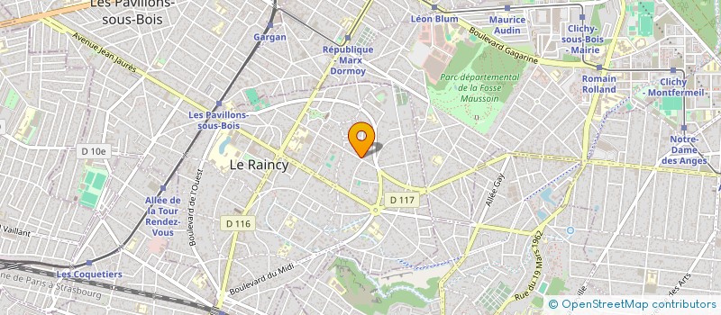 localisation de l'entreprise MADAME SOFIA SOFIA IDRISSI AIDI à LE RAINCY