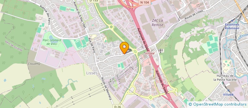 localisation de l'entreprise MADAME SOFIA ZEMRANI  LISSES