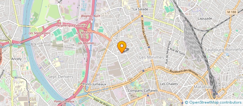 localisation de l'entreprise MADAME SOFIAN M HAMDI à TOULOUSE