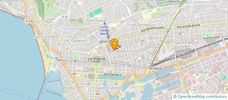 localisation de l'entreprise MADAME SOFIANE LANDRIN  LE HAVRE