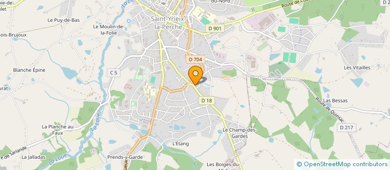 localisation de l'entreprise MADAME SOFICA VALOR à SAINT-YRIEIX-LA-PERCHE