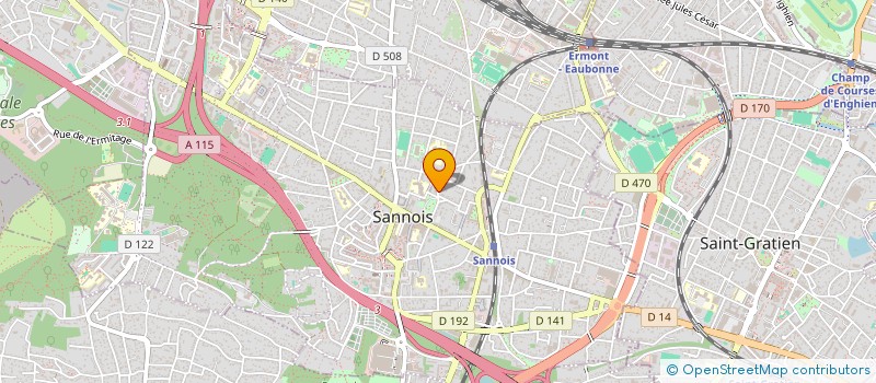 localisation de l'entreprise MADAME SOFIE GRAVGAARD  SANNOIS