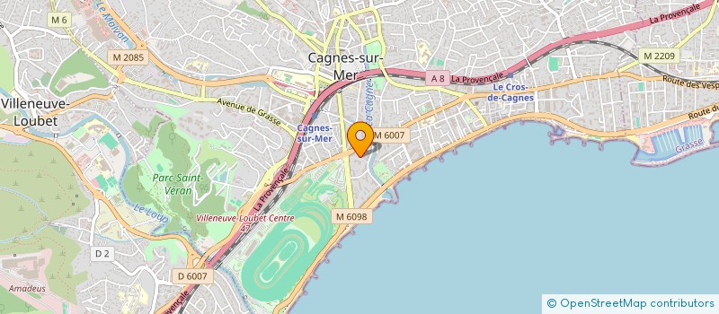 localisation de l'entreprise MADAME SOFIIA BRESLAVETS à CAGNES-SUR-MER