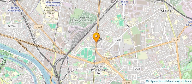 localisation de l'entreprise MADAME SOFIYA EL KAMLA  PIERREFITTE-SUR-SEINE