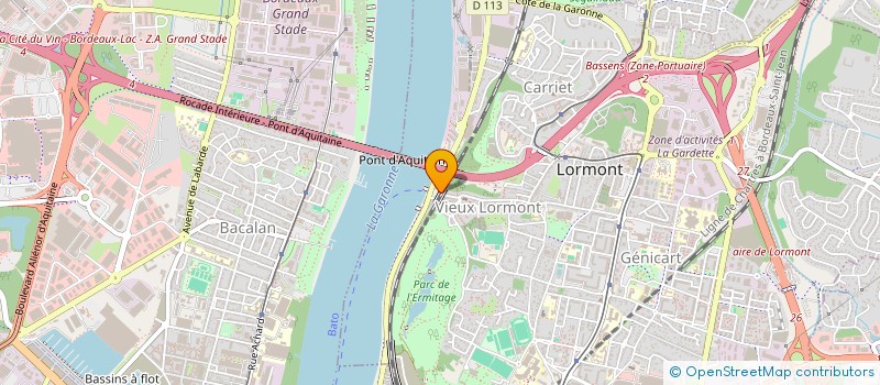 localisation de l'entreprise MADAME SOFKA ALEKOVA  LORMONT