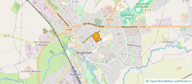 localisation de l'entreprise MADAME SOFYA LAIZE  ARGENTAN