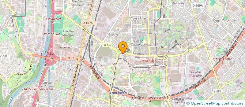 localisation de l'entreprise MADAME SOGONAN BALLO  ECHIROLLES