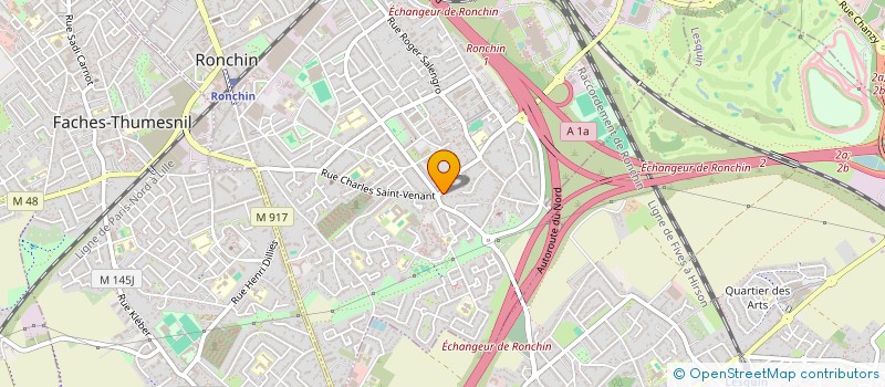 localisation de l'entreprise MADAME SOHAN HAMACHE  RONCHIN