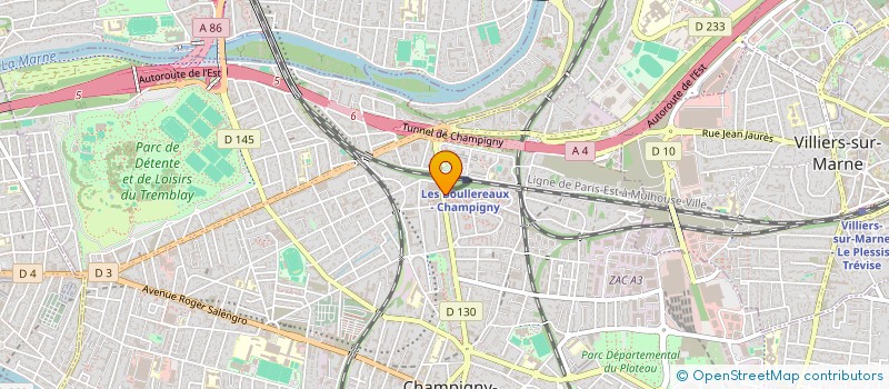 localisation de l'entreprise MADAME SOHANE BENCHAIB à CHAMPIGNY-SUR-MARNE