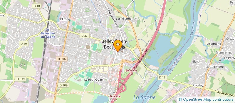 localisation de l'entreprise MADAME SOHANE BENNACER  BELLEVILLE-EN-BEAUJOLAIS