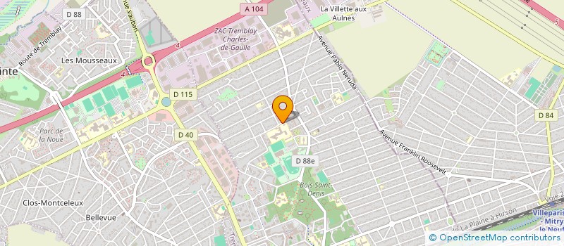 localisation de l'entreprise MADAME SOHANE MATILI à TREMBLAY-EN-FRANCE
