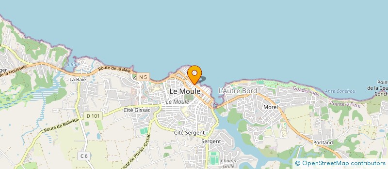 localisation de l'entreprise MADAME SOHER MIKHAEL à LE MOULE