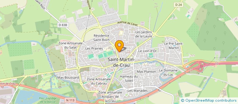 localisation de l'entreprise MADAME SOHILA MAATAR à SAINT-MARTIN-DE-CRAU