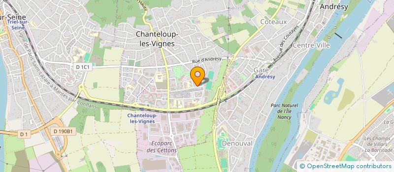 localisation de l'entreprise MADAME SOHILA MAROUF  CHANTELOUP-LES-VIGNES