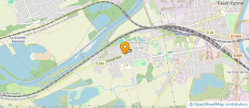 localisation de l'entreprise MADAME SOHRYANE AOUAOU  VARENNES-SUR-SEINE