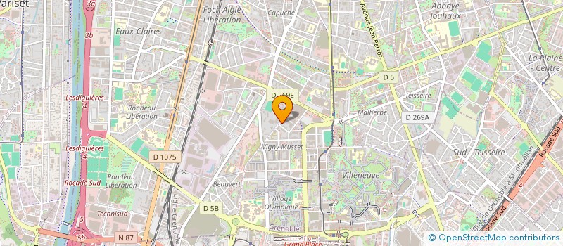 localisation de l'entreprise MADAME SOIHIBA ALI AHAMADA à GRENOBLE