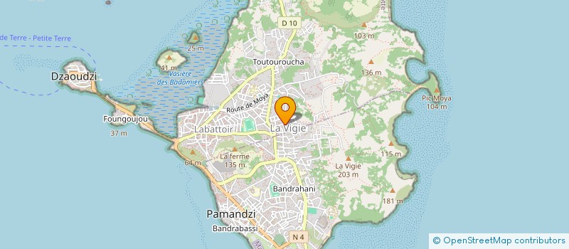 localisation de l'entreprise MADAME SOINAENTI ABDILLAHI à DZAOUDZI